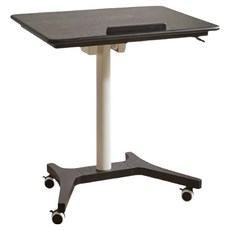 A&R 北歐輕奢實木可移動升降邊桌, 夜海黑