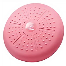 Tumaz 月熊 Wobble Cushion 美臀平衡坐墊, 矯正脊椎側彎, 不穩地形訓練, 刺激穴道, 33 x 6cm, 粉色