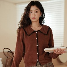 어썸풀 여성용 스코밍 니트 가디건 A24FC073104