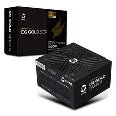 ENTIS EG Gold 1000W 全模組化電源供應器 80PLUS, ATX3.1(黑色)