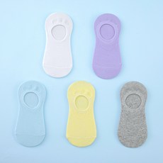 Lolly Tree 童款多色船型襪 5雙組