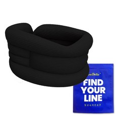 LineBella 柔軟氣墊型頸部護具 黑色, 1個