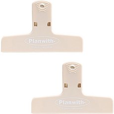 Slow Deco 粉彩大型磁吸夾子 2入, 粉紅色