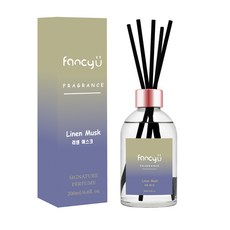 Fancy U 漸層室內擴香瓶 200ml, 亞麻麝香 Linen Musk, 1件