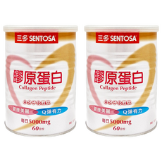 SENTOSA 三多 膠原蛋白，小分子，無糖，無膽固醇，德國GELITA原料, 300g, 2罐