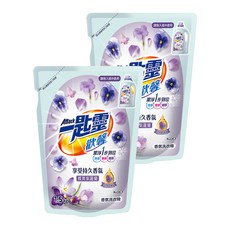 Attack 一匙靈 台灣公司貨 歡馨香氛洗衣精 蝶舞紫羅蘭香 補充包, 1.5kg, 2包