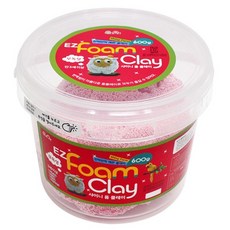 이지피아 이지 샤이니 폼클레이, 분홍, 600g, 1개