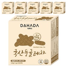 다하다 국산둥굴레차, 1.2g, 100개입, 6개