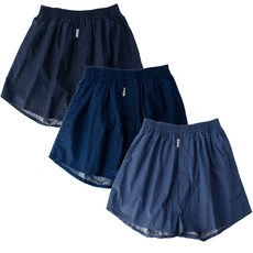 DS DOSSY 男士透氣純棉四角褲3件組 T22