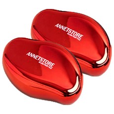 Annette Store 聳人聽聞的玻璃腳樁紅色, 單品, 2個