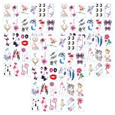 月集 紋身貼紙 30款套組, F, 3套