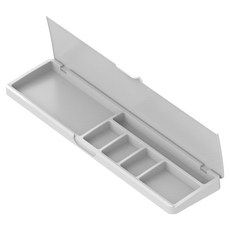 COSNEL 鍵盤滑鼠皮革手腕託附收納功能, 1個, 白色