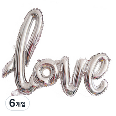 哇派對韓國初戀氣球, 銀, 6入