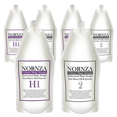 Yolk Volume Magic Straight Perm H400 普通頭髮 1 劑 400g + 2 劑 400g, 3組