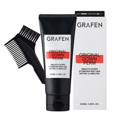 GRAFEN 男士直髮膏 100ml+梳子+燙髮紙+髮夾 2入, 100ml, 1組