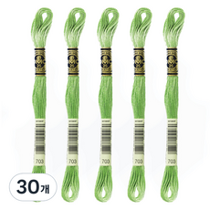 브랜드얀 DMC 25번 면사 자수실, 703번, 30개