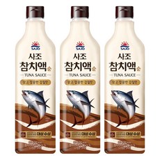 SAJO 純鮪魚露, 900g, 3個