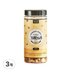 무화당 고단백 저당 그래놀라 바나나, 200g, 3개