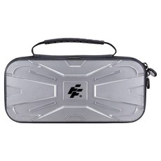 FlashFire 富雷迅 switch戰盾abs硬殼收納保護包 銀色ce, OT01SV, 銀色, 1入