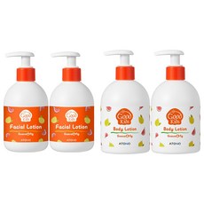 ATONO2 Good Kids 臉部乳液 250g + 身體乳液 300g 套組, 2套