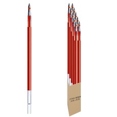 ZEBRA 斑馬牌 JK-0.5 中性原子筆芯 RJK-R 0.5mm, 紅色, 10支