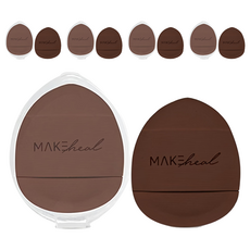 MAKEheal 迷你팡팡粉撲, 10個, 無香