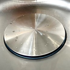 OKEE 不鏽鋼排水口蓋 大型, 銀色, 1個