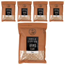 귀리팜 정읍명품 귀리, 5개, 1kg