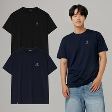 Black Yak 短袖圓領純色T恤 2件組