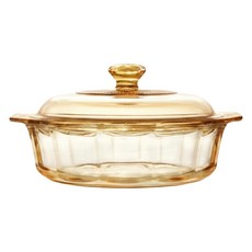 Corelle Brands 康寧餐具 Visions 晶鑽透明鍋 1.5L, 20cm, 黃色, 1個