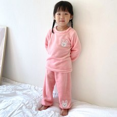 Little rabbit 兒童 C 躲貓貓兔子睡眠睡衣套裝