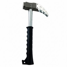 UNIFLAME REVO營鎚 碳鋼材質 不鏽鋼、橡膠手柄 尺寸約295x130x30mm 淨重約700g 日本產, 黑色, 1個