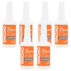 OKONG 多用途瞬間接著劑 C-501 50g, 6個