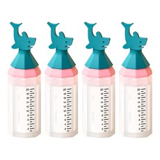 이크 실리콘 투약병 검정눈금 상어 20ml, 8809544410571, 4개