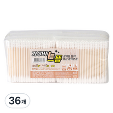 가성비으뜸 절약형 멀티 멸균 종이 면봉, 36개, 100개입