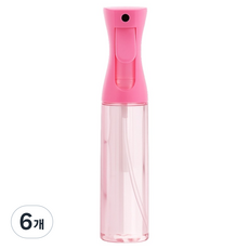 오템 안개 분사 분무기 스프레이 300ml, 분홍, 6개