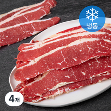 왕고기 호주산 소양지 구이용 0.2cm (냉동), 3kg, 4개