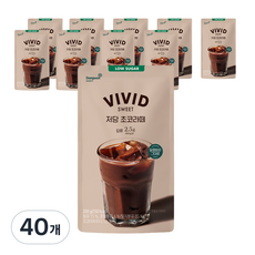 비비드스위트 저당 초코라떼, 40개, 200g