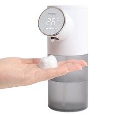 mooas 大容量自動給皂機, 白色的, 1個