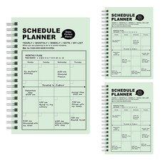 ibis PP綁帶日程規劃本, 淺綠色, 3個