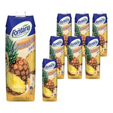 폰타나 파인애플 주스, 1L, 8개