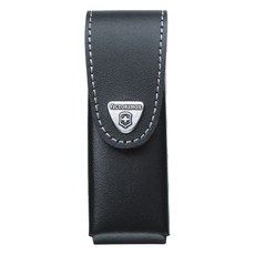 VICTORINOX 瑞士維氏 配件 - 黑色皮革腰帶扣刀套 適用111mm長度瑞士刀, 1個