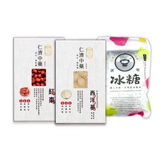 仁濟中藥 西洋參養氣特惠贈送組 西洋蔘100g + 紅棗150g + 冰糖300g, 550g, 1組