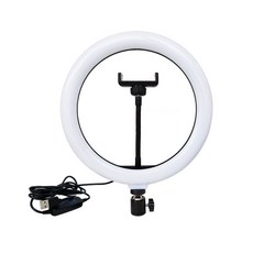 BARABOGO 拍攝照明用LED環形補光燈 26cm, 單品, 1組