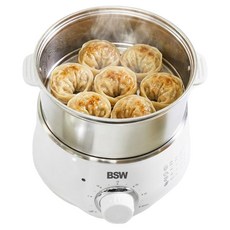 BSW 雙層全不鏽鋼蒸蛋器 電子多功能料理鍋, BS-253-EG