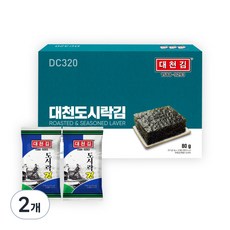 대천김 재래 도시락김, 2개, 80g