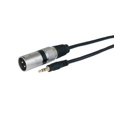 Hemil XLR Cannon PC 3.5 高級麥克風線 Cannon公 & 3.5st 公 1.8m, 07號, 混合色, 1個