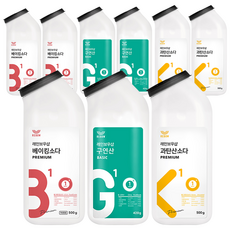 REBOW 精選清潔組 小蘇打粉 500g+檸檬酸 420g+過碳酸鈉 500g, 3套