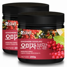 조은약초 오미자가루, 200g, 2개