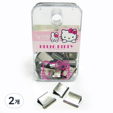 바이하츠 헬로키티 실버 날크립, 대, 2개